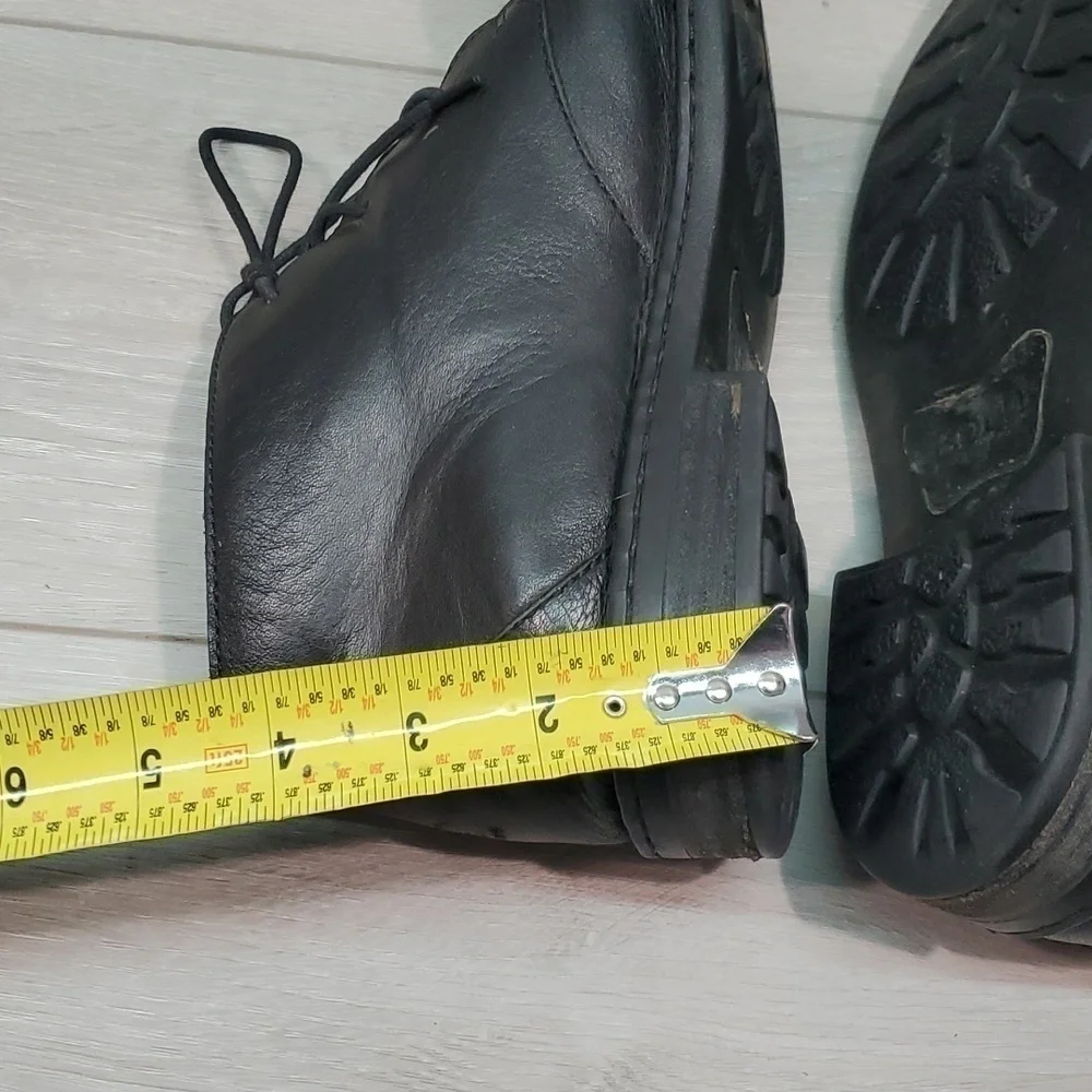 Born Mens Ankle High Top Lace Up Leather Boots shoes sz 11M